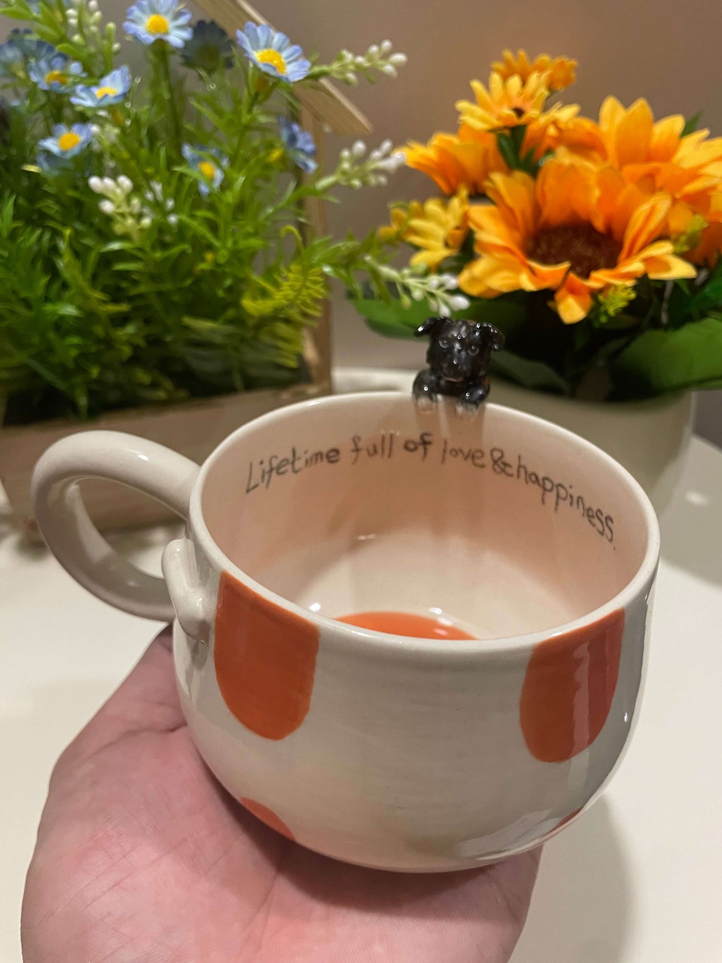 Handmade Custom Cute Pet Mug